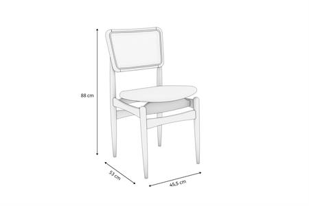 Linho Verde Malva c/ tela bege