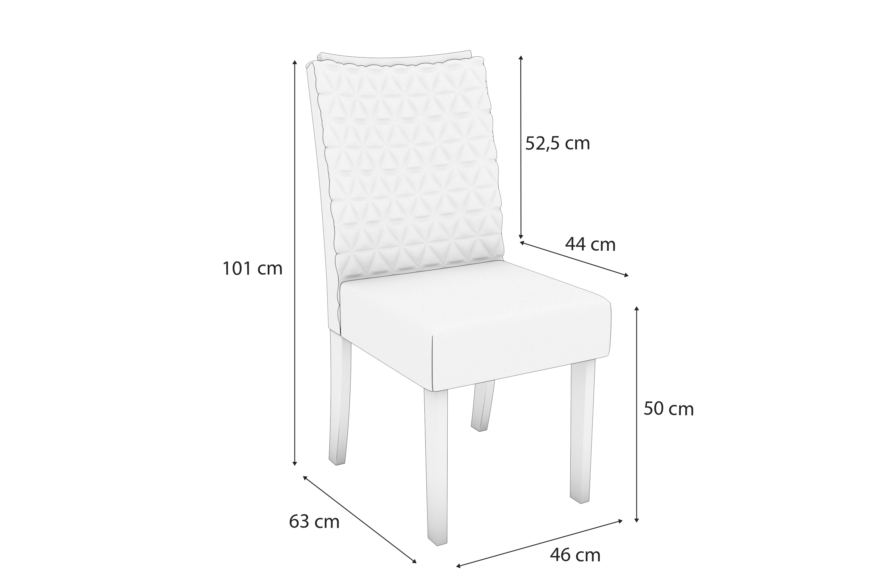 Cadeira Rosa 2CAD129CN