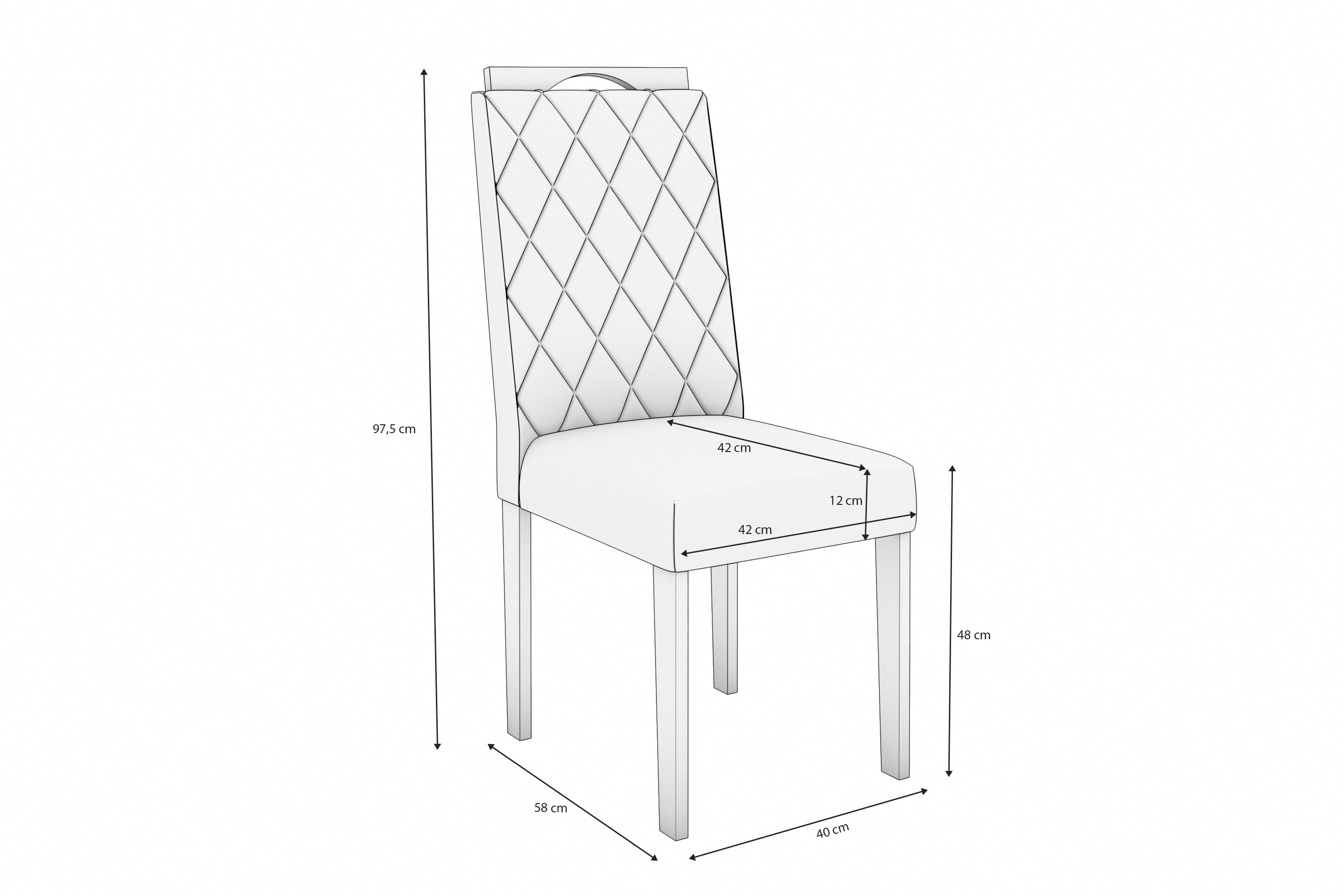 Cadeira de Madeira Camélia 2CAD152EA