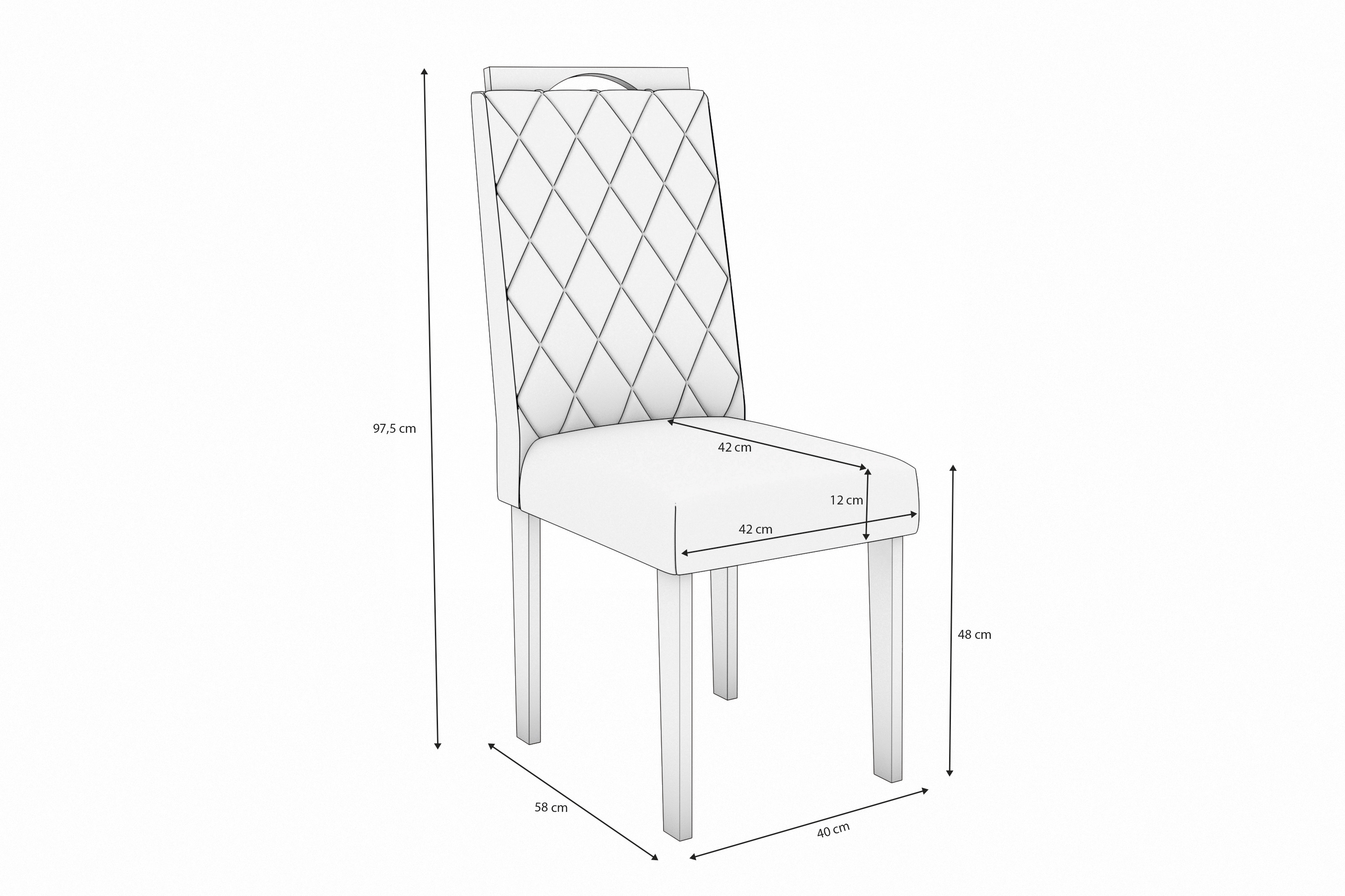 Cadeira de Madeira Camélia 2CAD153EA