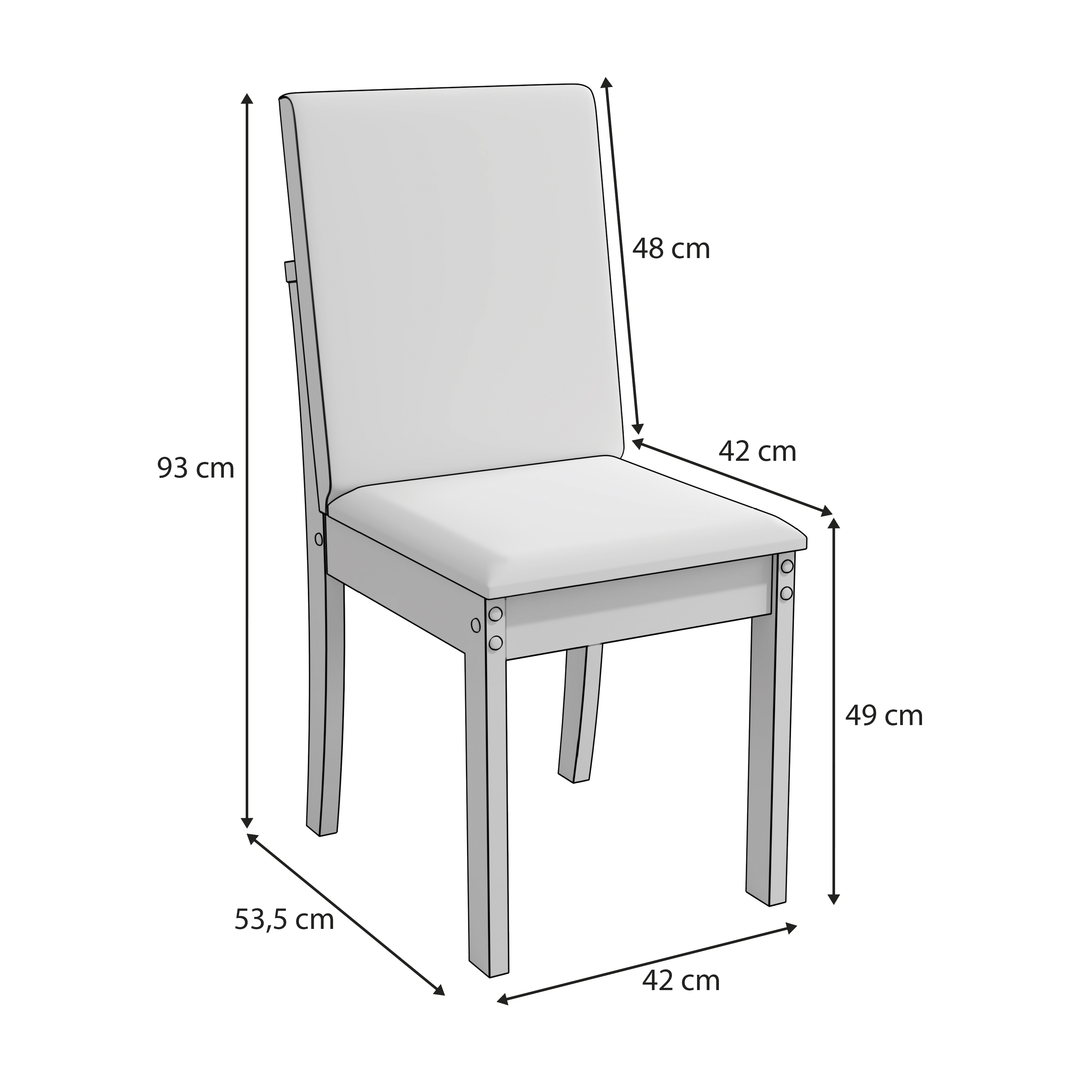 Cadeira Cassia 2CAD169CN