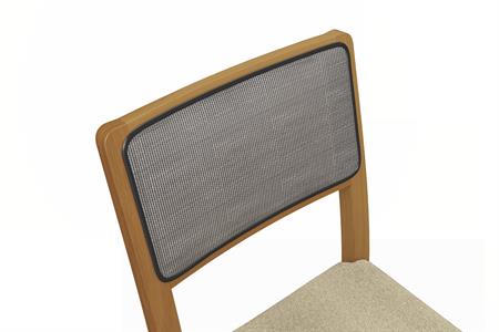 Bouclé Bege c/ tela chumbo