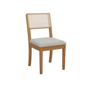 Suede mescla Cinza/Branco c/ tela bege