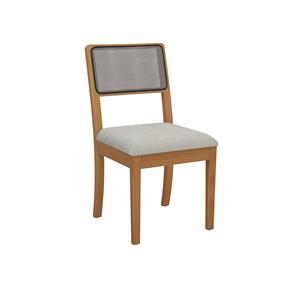 Suede mescla Cinza/Branco c/ tela chumbo