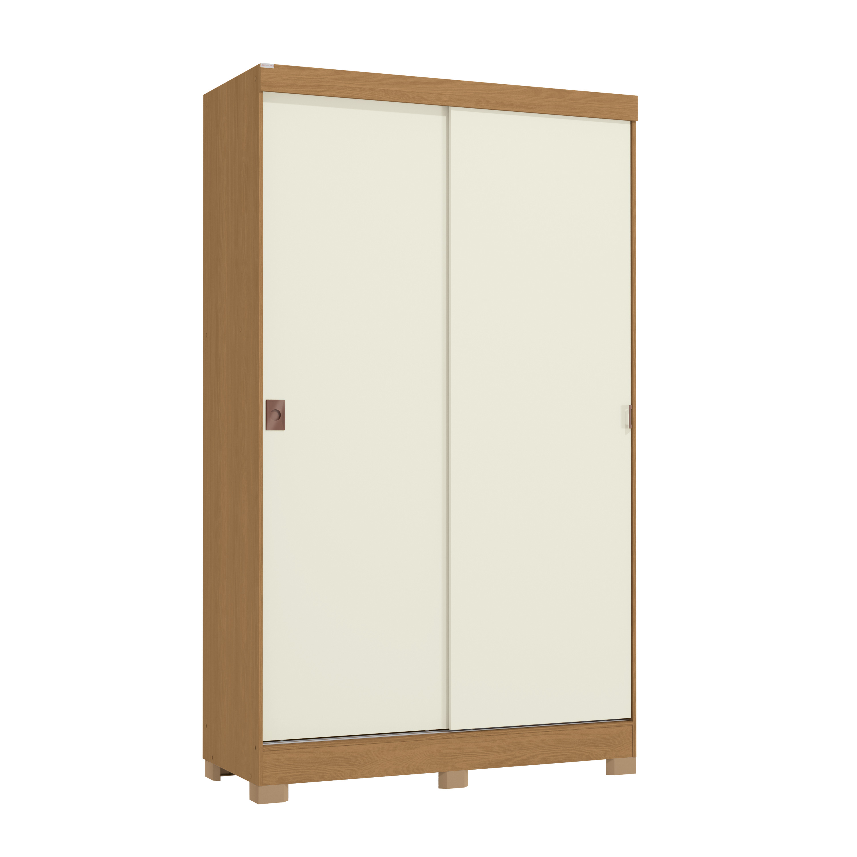 Roupeiro 2 portas de correr | 2 gav. | com pés  CB02R588