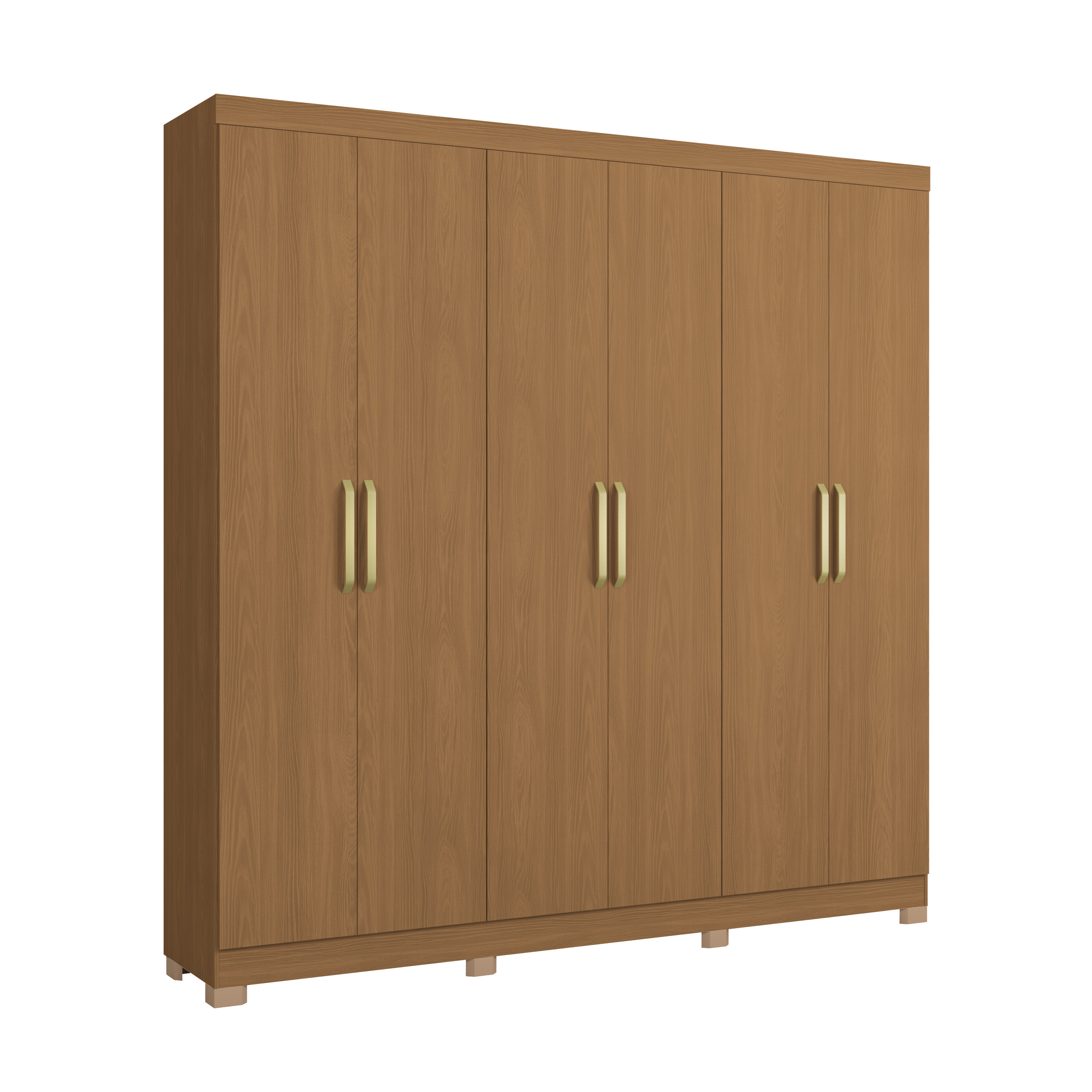 Roupeiro 6 portas | 2 gav. | com pés CB03T584