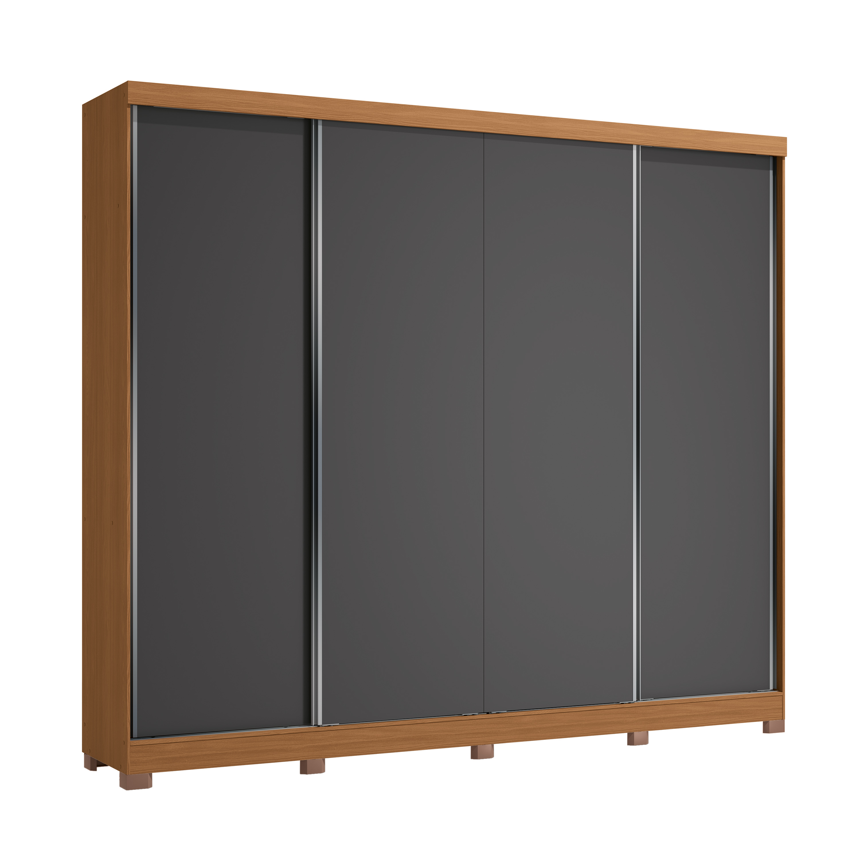 Roupeiro 4 portas de correr | 4 gavetas CB03T590