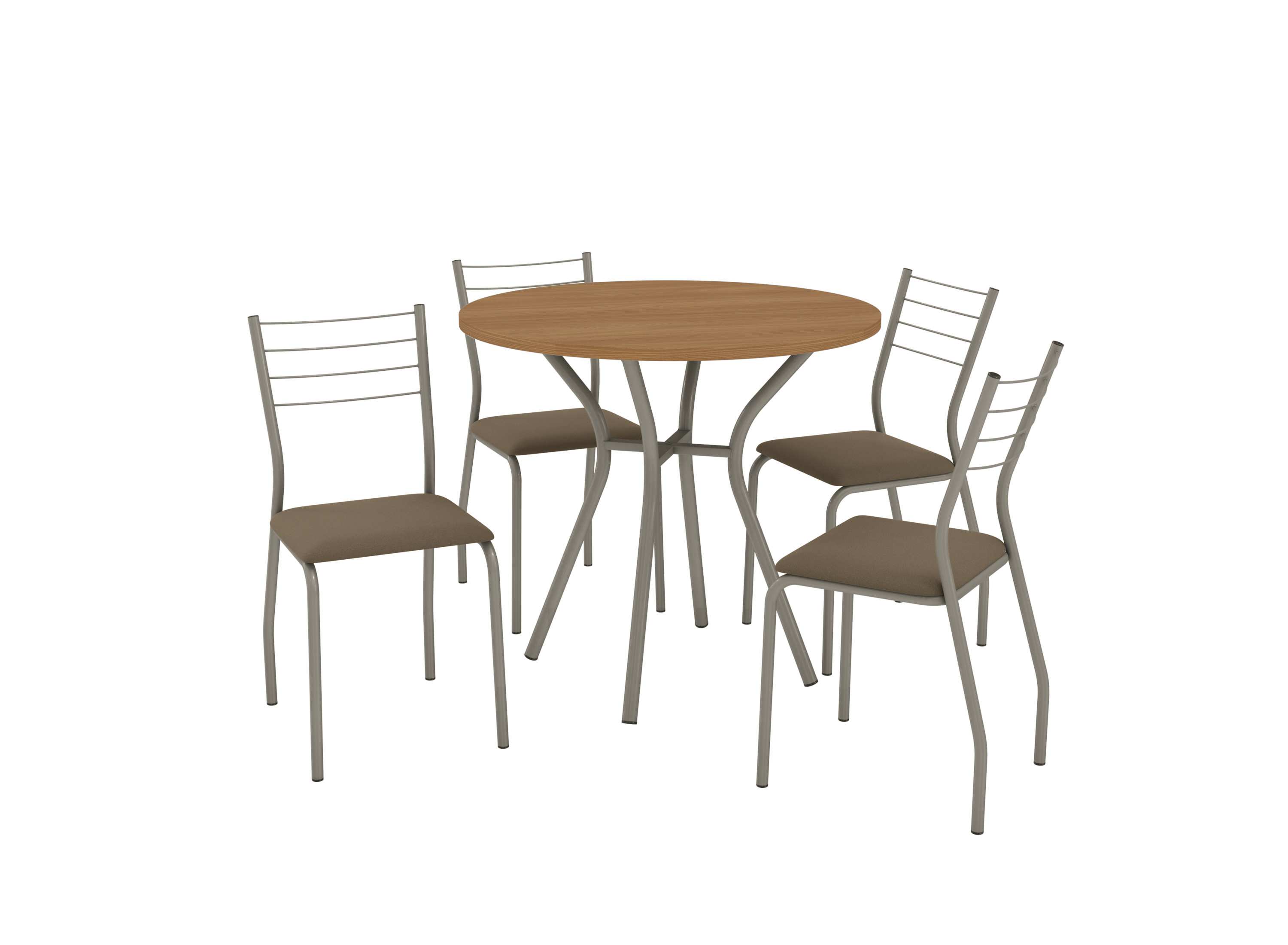 Conj. Mesa Sardenha c/ tampo e 4 Cadeiras Malta CMC983NK