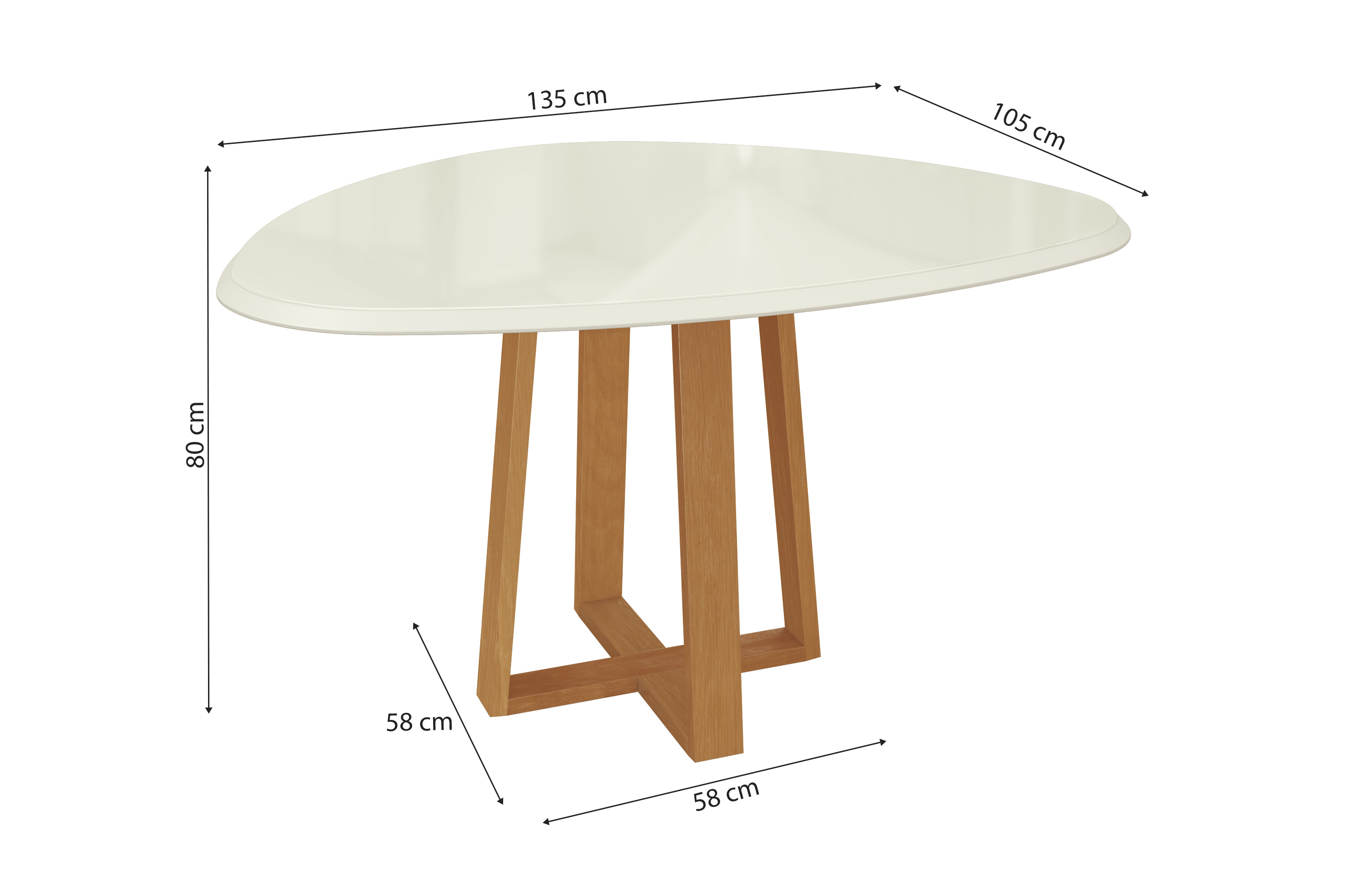 Conjunto Base Elma com Tampo TA62 CSJ243CA