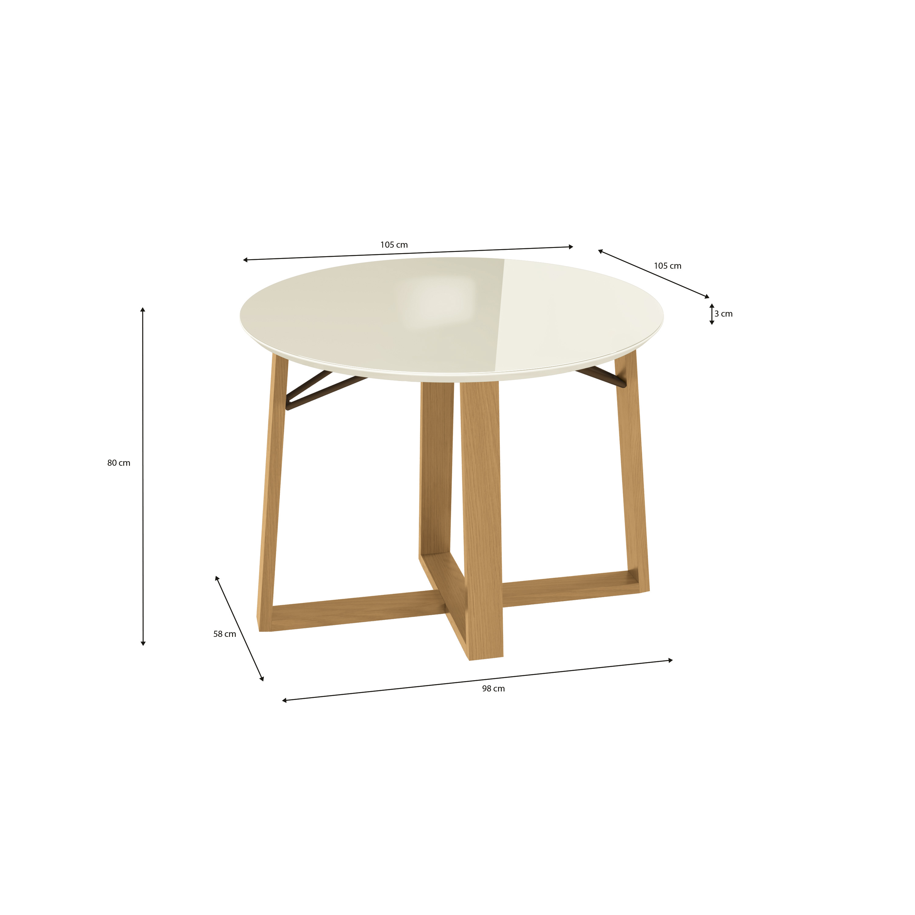 Conjunto Base Elma com Tampo TA43 CSJ265CA