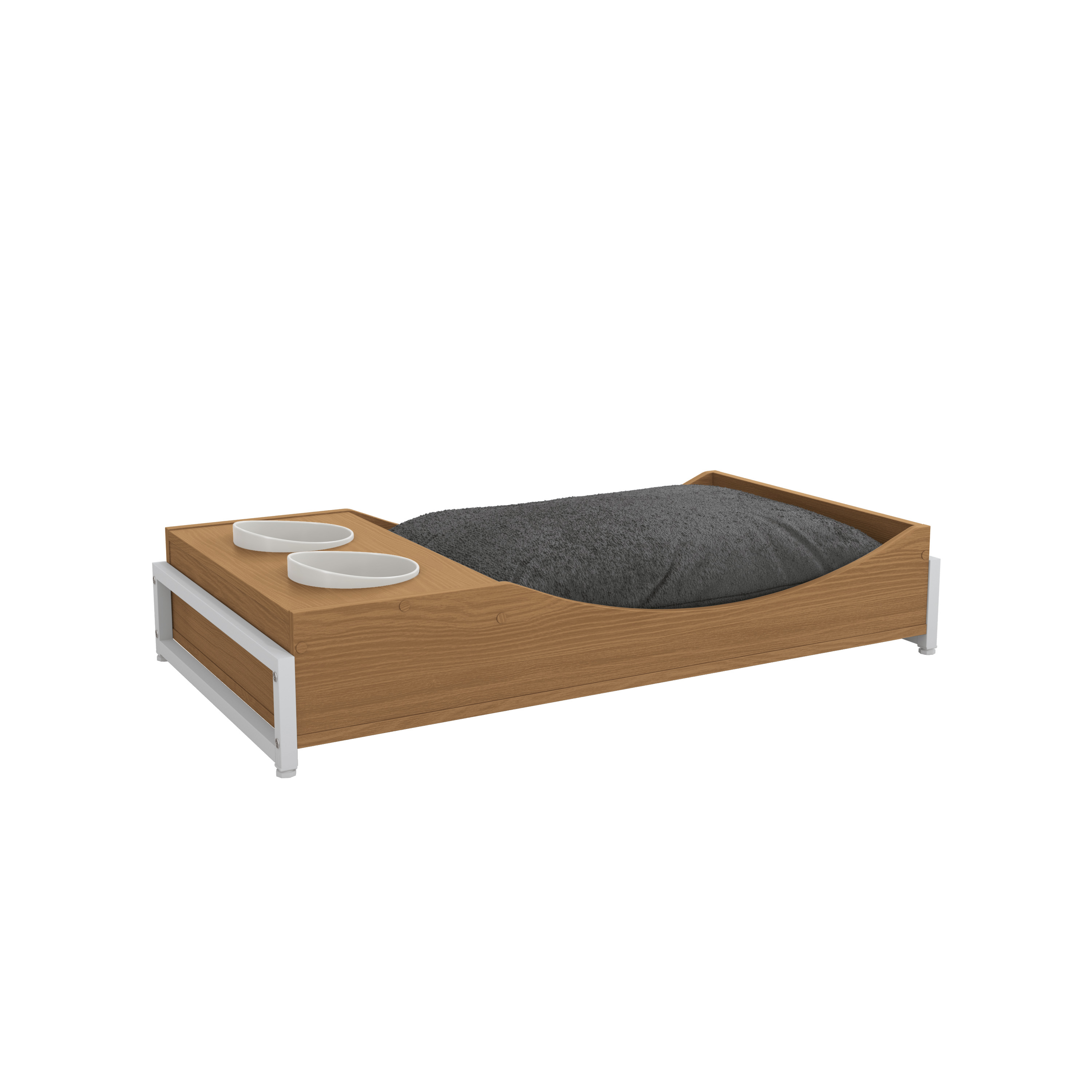 Cama Pet com Comedouro LI058-CNBR