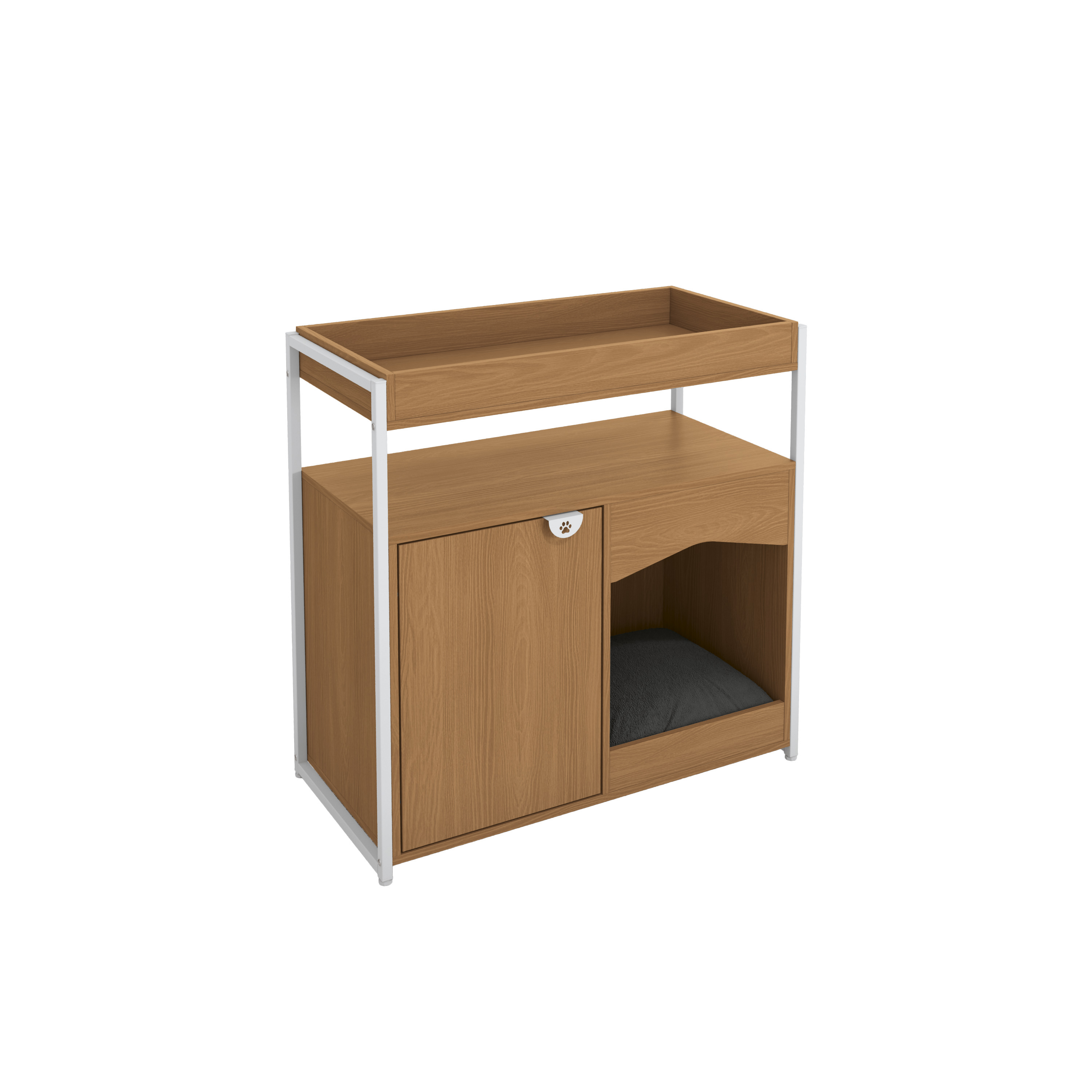 Aparador 1 porta c/ Cama Pet LI061-CNBR