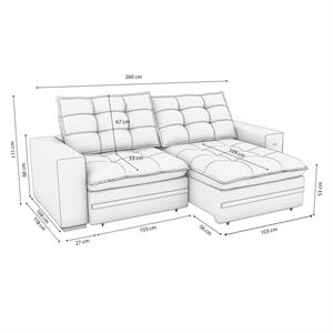 Suede mescla Grafite