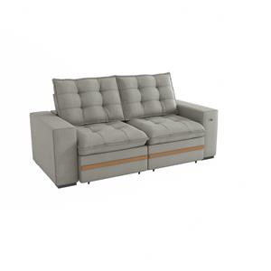 Suede mescla Cinza/Branco