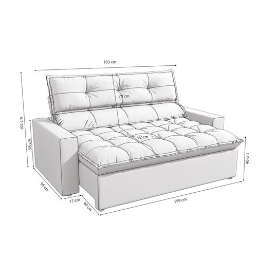 Sofá Viteli 1,93m S233-3