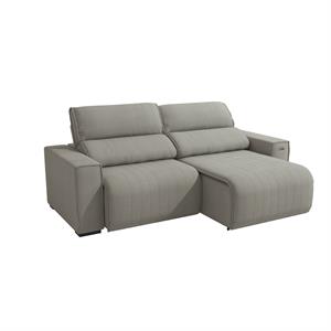 Suede mescla Cinza/Branco