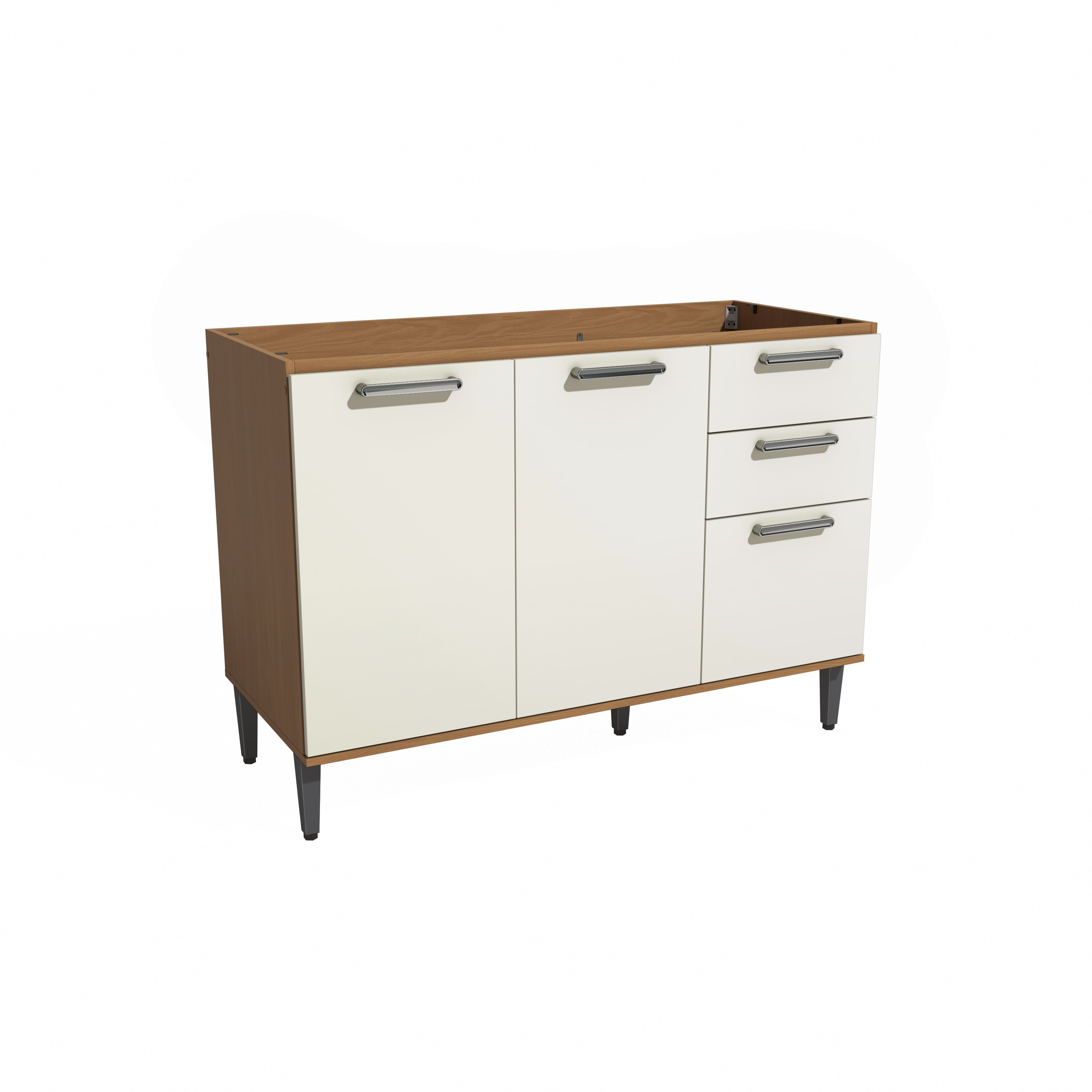 Balcão de Pia 2 portas | 3 gav 120cm T722