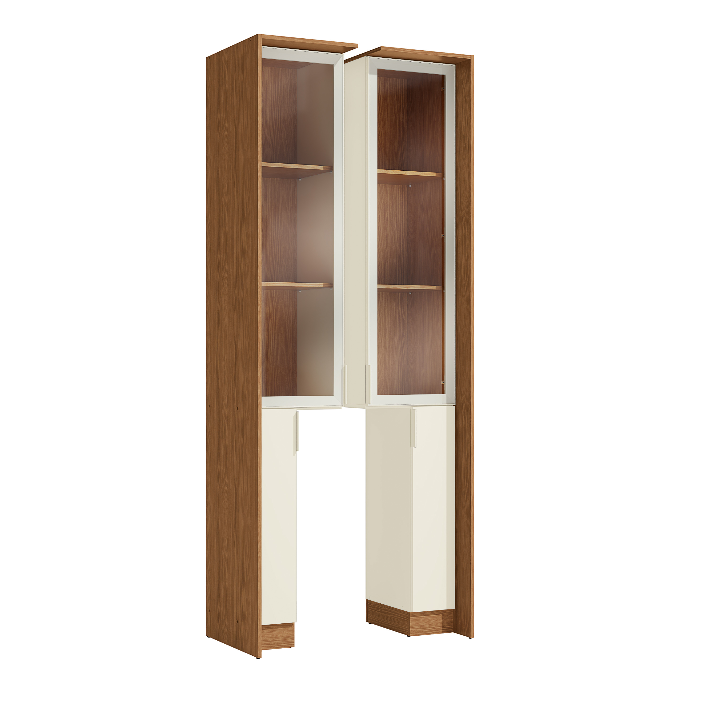 2 Torres Altas com portas de vidro T801