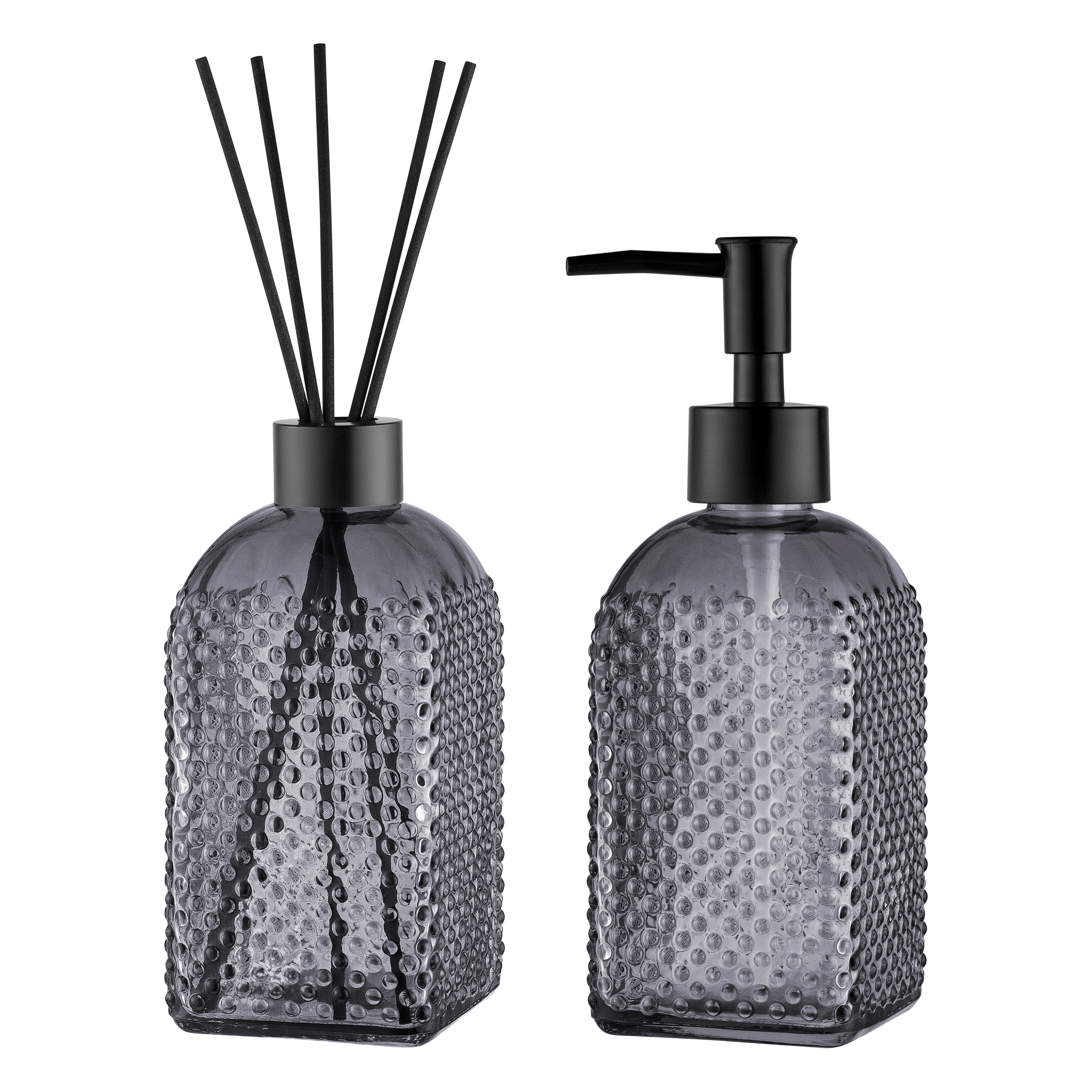 KITS SABONETEIRA E DIFUSOR VIDRO 400ml UZ7132