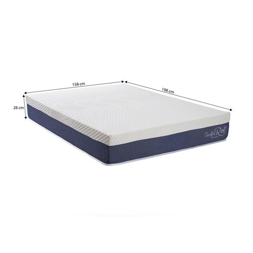 Colchão Queen Kappesberg Comfort Roll Molas Ensacadas 158x198 CMP103-158-130