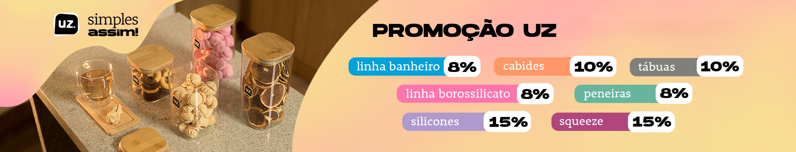 promoções UZ Utilidades agosto 2025